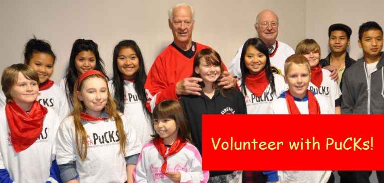 Volunteer with the PuCKs Program Participation Volunteer with the PuCKs Program Participation