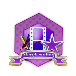 Storyteller Purple Badge Sample