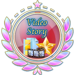 Video Story Pink Badge Sample